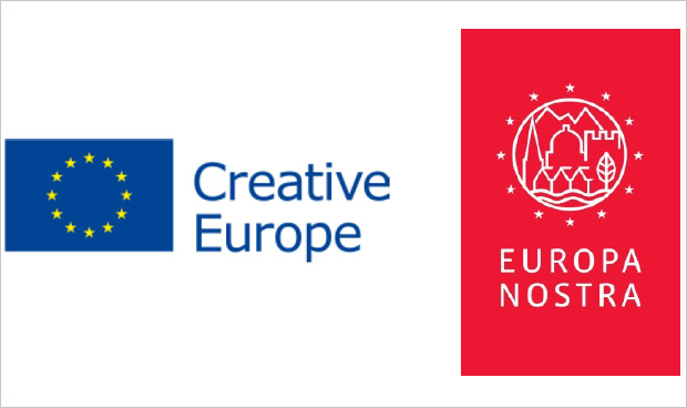 Logos der Europäischen Kommission und der Europa Nostra