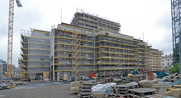 Baustelle der Staatsoper im Juli 2016; Foto: SenStadtWohn