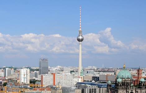 Blick über Berlin mit Fernsehturm, Foto: Philipp Eder