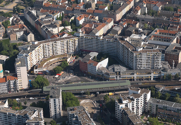 Luftbild: Neues Kreuzberger Zentrum; Bild: Philipp Meuse