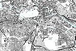 Download: Schwarzplan Planwerk Innere Stadt 2010 - Bestand 2010 und aktuelle Planung (jpg; 10,7 MB)