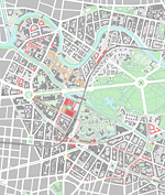 Die City West im Planwerk Innenstadt (1999); Klick für Vergrößerung (1166 KB)