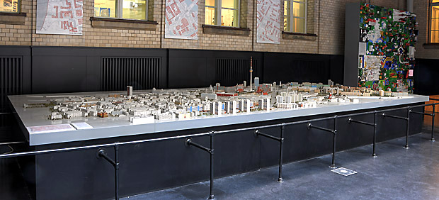 Model of the former GDR-City Centre in scale 1:500